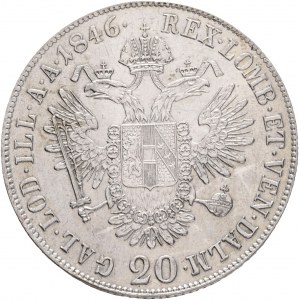 Österreich 20 Kreuzer 1846 C FERDINAND I. Prag