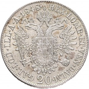 Austria 20 Kreuzer 1848 A FERDINAND I. Wiedeń