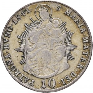 Hungary 10 Kreuzer 1841 B FERDINAND V. St. Maria