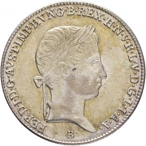 Hongrie 10 Kreuzer 1843 B FERDINAND V. St. Maria