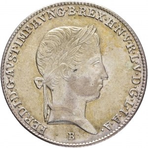 Ungheria 10 Kreuzer 1843 B FERDINAND V. Santa Maria