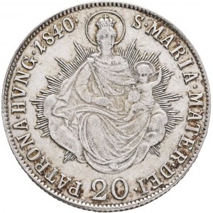 Hungary 20 Kreuzer 1840 B FERDINAND V. St. Maria