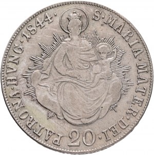 Węgry 20 Kreuzer 1844 B FERDINAND V. Maria