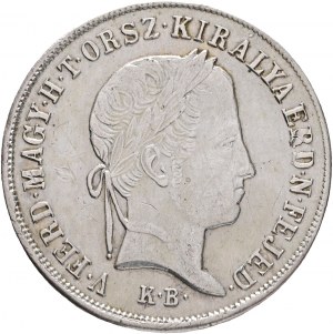 Ungheria 20 Kreuzer 1848 K.B. FERDINAND V. Santa Maria appena. Guerra d'indipendenza