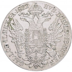 1 Thaler 1822 C FRANCESCO I. Praga