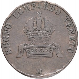 Italy10 Centesimi 1849 M Lombardy-Venetia FRANZ JOSEPH I.