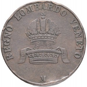 Taliansko10 Centesimi 1849 M Lombardia-Venetia FRANZ JOSEPH I.