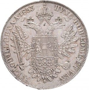 1 Thaler 1853 A FRANZ JOSEPH I. Viedeň