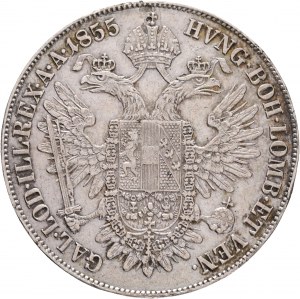 1 Thaler 1855 A FRANZ JOSEPH I. Vienna