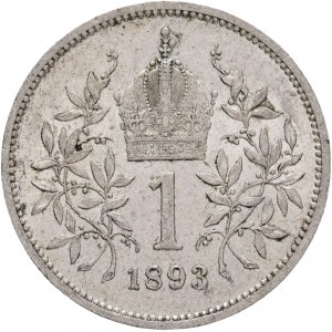 Austria 1 Corona 1893 Franz Joseph I.