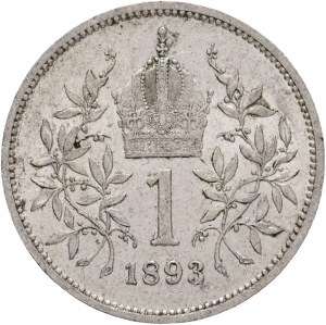 Österreich 1 Korona 1893 Franz Joseph I.