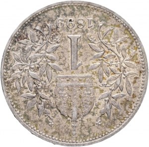 Rakúsko 1 Corona 1899 Franz Joseph I.