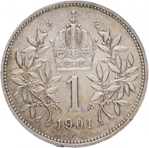 Rakúsko 1 Corona 1901 Franz Joseph I.