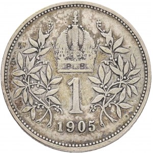 Österreich 1 Korona 1905 Franz Joseph I.