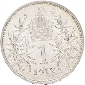 Österreich 1 Corona 1912 Schwartz Franz Joseph I.