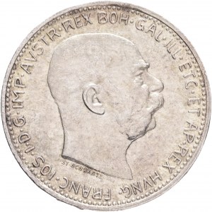 Österreich 1 Corona 1913 Schwartz Franz Joseph I.