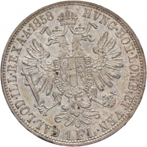 Rakúsko 1 Gulden 1858 A FRANZ JOSEPH I.