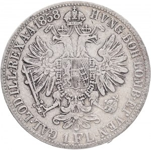 Österreich 1 Gulden 1858 E FRANZ JOSEPH I.