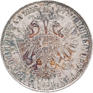 Rakúsko 1 Gulden 1858 M FRANZ JOSEPH I.
