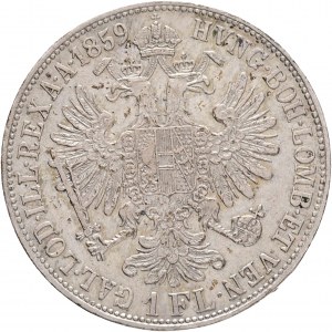 Autriche 1 Gulden 1859 B FRANZ JOSEPH I.