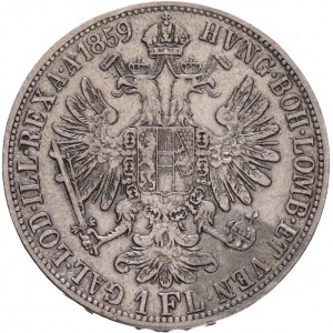 Austria 1 Gulden 1859 E FRANZ JOSEPH I.