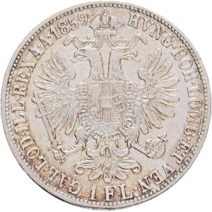 Austria 1 Gulden 1859 V FRANZ JOSEPH I.
