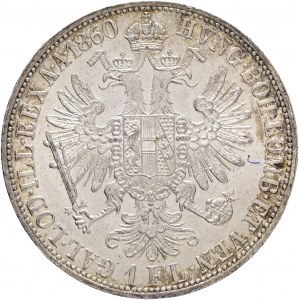 Austria 1 Gulden 1860 A FRANZ JOSEPH I.