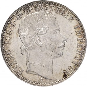 Rakúsko 1 Gulden 1860 A FRANZ JOSEPH I.