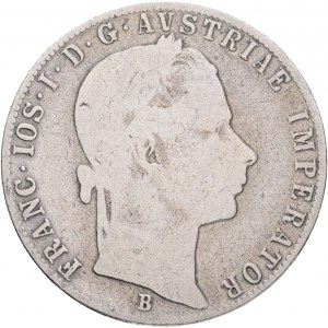 Rakúsko 1 Gulden 1861 B FRANZ JOSEPH I.