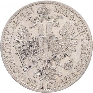 Austria 1 Gulden 1862 A FRANZ JOSEPH I.