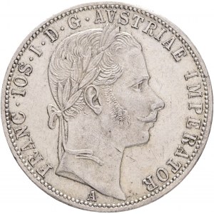 Austria 1 Gulden 1862 A FRANZ JOSEPH I.