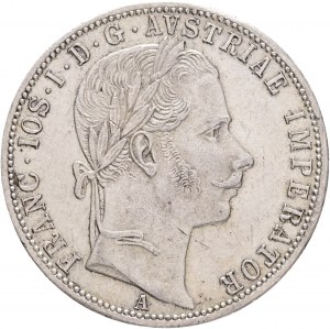 Austria 1 Gulden 1862 A FRANZ JOSEPH I.