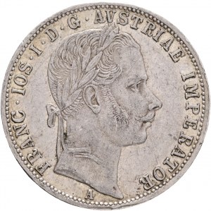 Rakúsko 1 Gulden 1863 A FRANZ JOSEPH I.