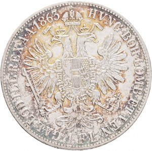 Autriche 1 Gulden 1863 B FRANZ JOSEPH I.