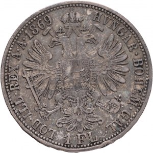 Autriche 1 Gulden 1869 A FRANZ JOSEPH I.