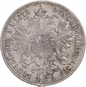 Autriche 1 Gulden 1872 FRANZ JOSEPH I.