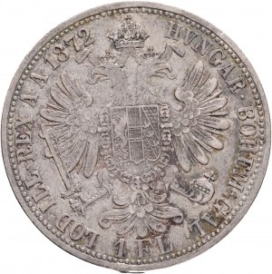 Rakúsko 1 Gulden 1872 FRANZ JOSEPH I.