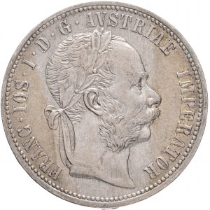 Autriche 1 Gulden 1874 FRANZ JOSEPH I. cabinet patiné de collection ancienne