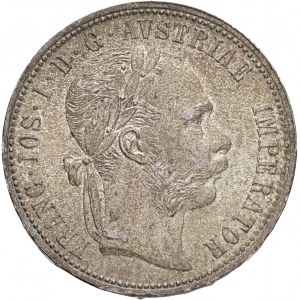 Austria 1 Gulden 1875 FRANZ JOSEPH I. cabinet patina da vecchia collezione