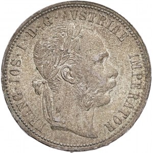 Rakúsko 1 Gulden 1875 FRANZ JOSEPH I. kabinet patina zo starej zbierky