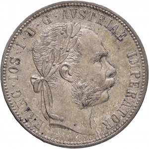 Austria 1 Gulden 1876 FRANZ JOSEPH I. szafka patyna ze starej kolekcji