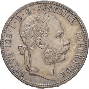 Austria 1 Gulden 1877 FRANZ JOSEPH I. cabinet patina from old collection