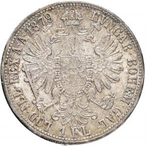 Austria 1 Gulden 1879 FRANZ JOSEPH I. cabinet patina from old collection