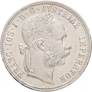 Österreich 1 Gulden 1883 FRANZ JOSEPH I. Kronleuchter prägefrisch