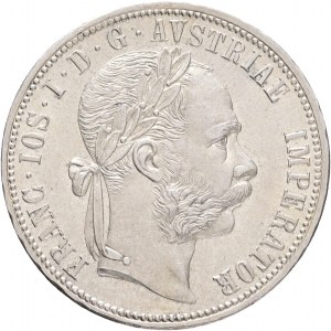 Rakúsko 1 Gulden 1883 FRANZ JOSEPH I. Lustrová mincovňa