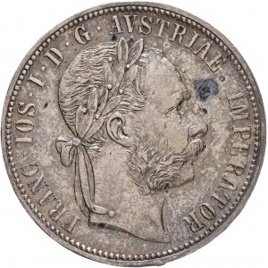Rakúsko 1 Gulden 1884 FRANZ JOSEPH I. kabinet patina zo starej zbierky