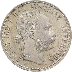 Rakúsko 1 Gulden 1886 FRANZ JOSEPH I. kabinet patina zo starej zbierky