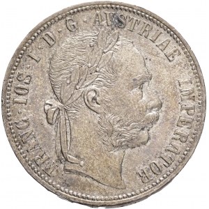 Austria 1 Gulden 1887 FRANZ JOSEPH I. cabinet patina from old collection