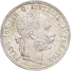Austria 1 Gulden 1887 FRANZ JOSEPH I. Lustr mint