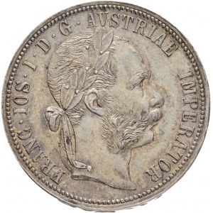 Austria 1 Gulden 1890 FRANZ JOSEPH I. cabinet patina from old collection